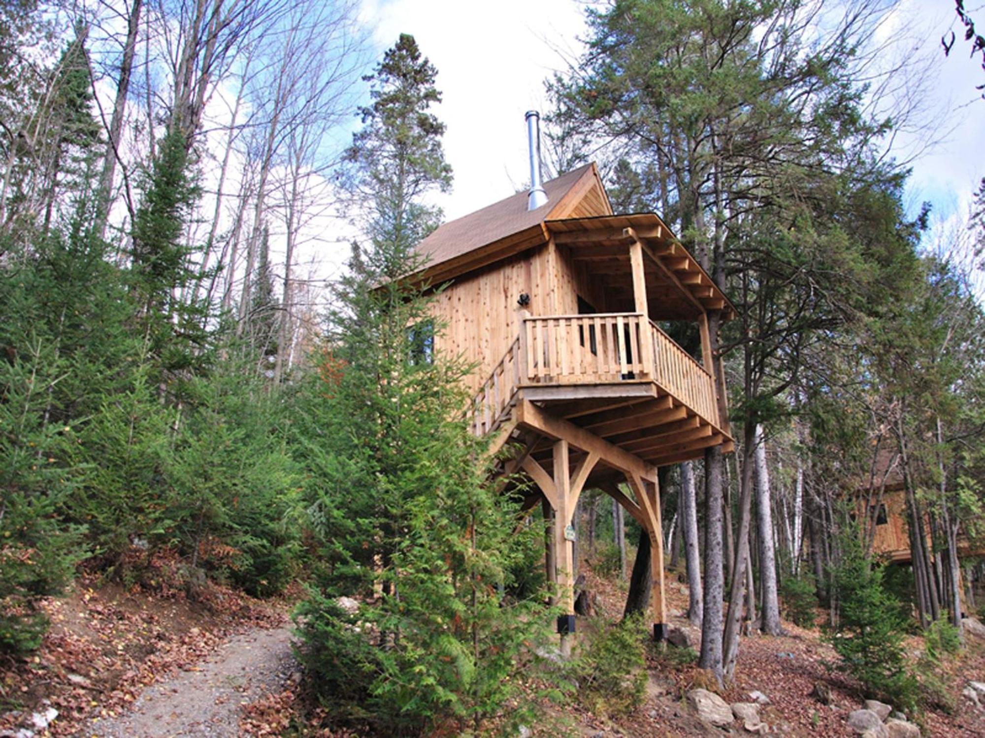 Les Cabanes Du Trappeur Wentworth-Nord Екстер'єр фото