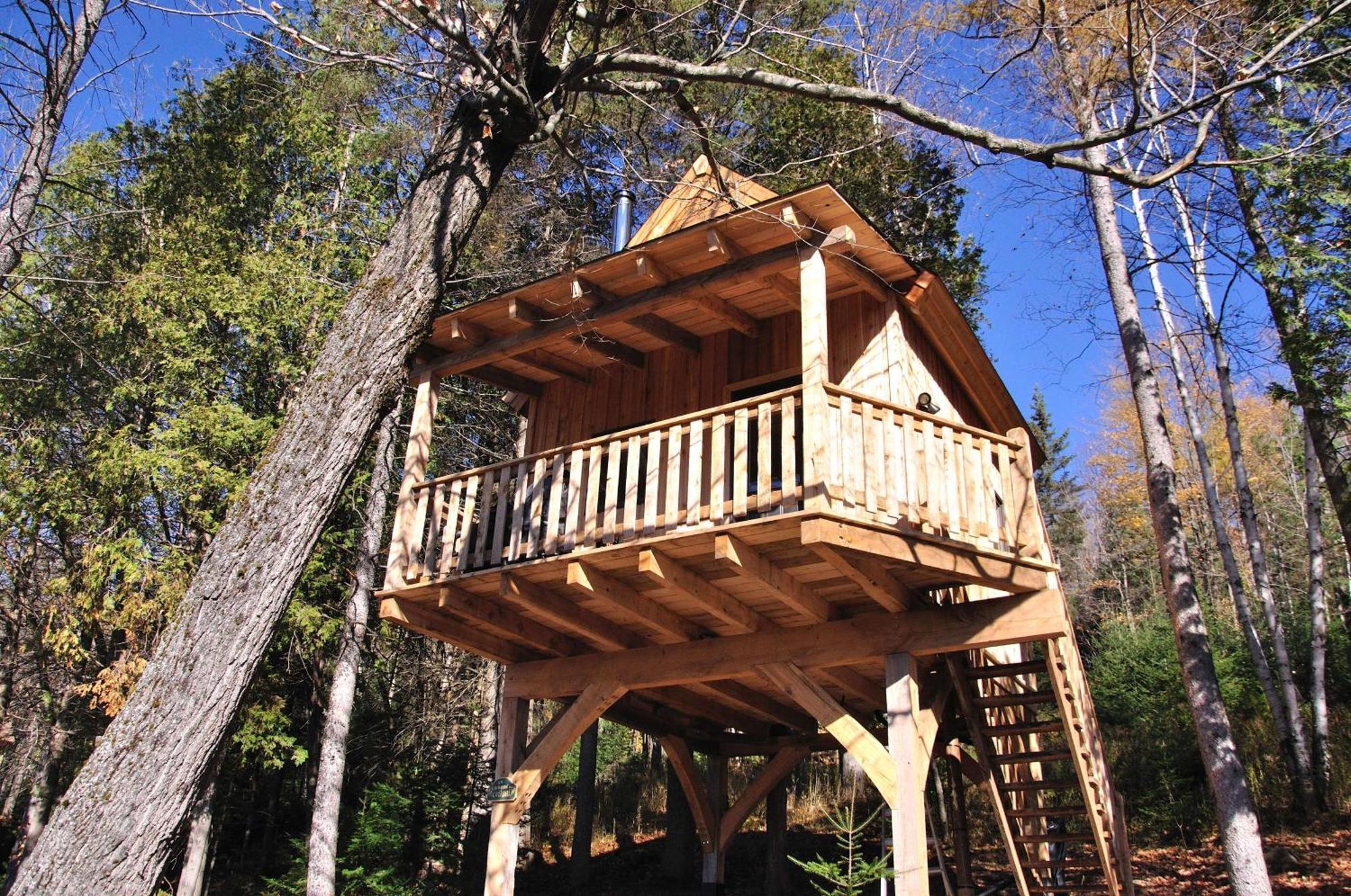 Les Cabanes Du Trappeur Wentworth-Nord Екстер'єр фото