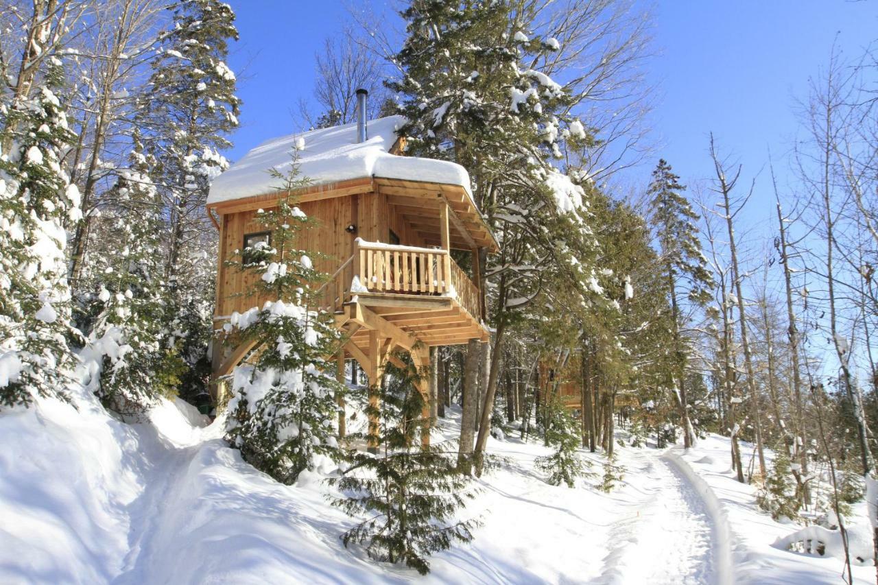Les Cabanes Du Trappeur Wentworth-Nord Екстер'єр фото